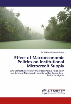 Effect of Macroeconomic Policies on Institutional Microcredit Supply