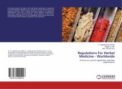 Regulations For Herbal Medicine - Worldwide - Alex, Maggie Jo;Reddy, K. Jagadeeswara