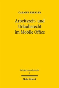 Cover Arbeitszeit- und Urlaubsrecht im Mobile Office