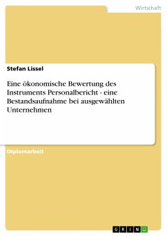 Eine ökonomische Bewertung des Instruments Personalbericht - eine Bestandsaufnahme bei ausgewählten Unternehmen (eBook, PDF)