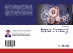 Design and Development of Single Ball Traction Drive for CVT