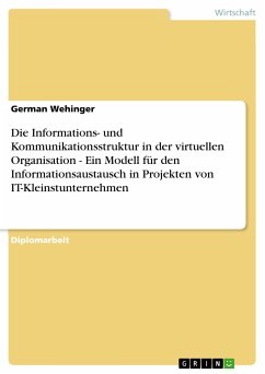 Die Informations- und Kommunikationsstruktur in der virtuellen Organisation - Ein Modell für den Informationsaustausch in Projekten von IT-Kleinstunternehmen (eBook, PDF)