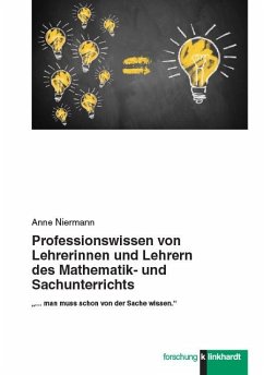 Professionswissen von Lehrerinnen und Lehrern des Mathematik- und Sachunterrichts. (eBook, PDF) - Niermann, Anne