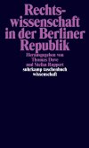 Rechtswissenschaft in der Berliner Republik (eBook, ePUB)