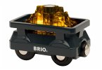 BRIO World 33896 - Goldwaggon mit Licht Zubehörteil Holzeisenbahn