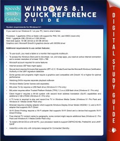 Cover Windows 8.1 Quick Reference Guide (Speedy Study Guides) (eBook, ePUB)