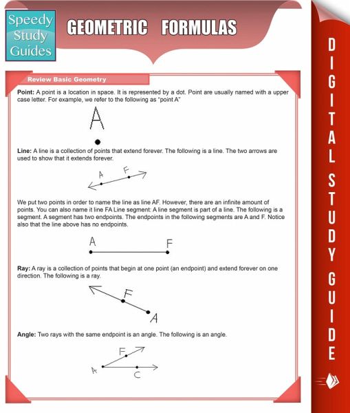 Geometric Formulas (Speedy Study Guides) (eBook, ePUB)