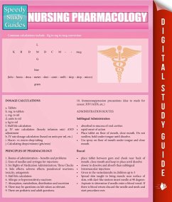 Nursing Pharmacology (Speedy Study Guides) (eBook, ePUB) - Publishing, Speedy