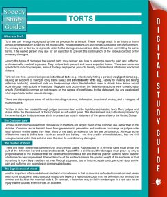 Torts (Speedy Study Guides) (eBook, ePUB) - Publishing, Speedy