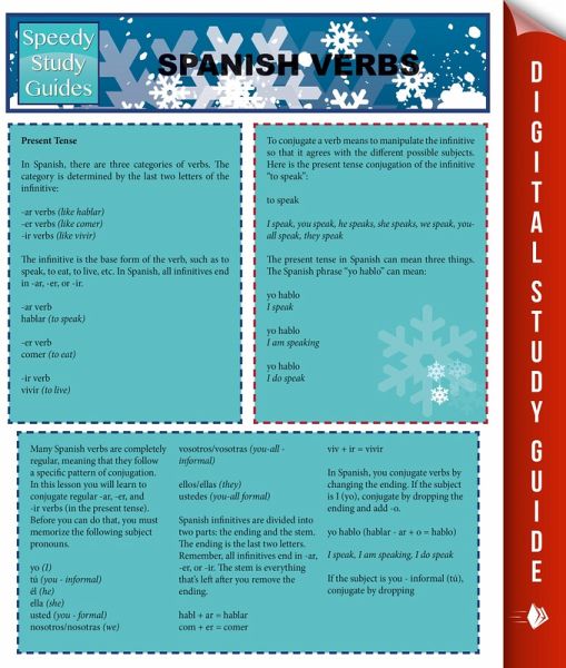 Spanish Verbs (Speedy Study Guides) (eBook, ePUB)
