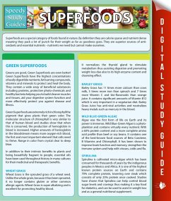 Cover Superfoods (Speedy Study Guides) (eBook, ePUB)
