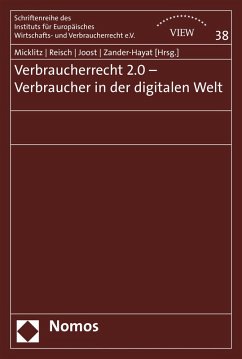 Cover Verbraucherrecht 2.0 - Verbraucher in der digitalen Welt (eBook, PDF)