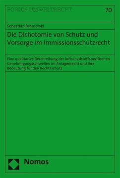 Die Dichotomie von Schutz und Vorsorge im Immissionsschutzrecht (eBook, PDF) - Bramorski, Sebastian