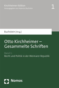 Otto Kirchheimer - Gesammelte Schriften (eBook, PDF)