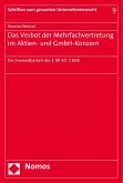 Das Verbot der Mehrfachvertretung im Aktien- und GmbH-Konzern (eBook, PDF)