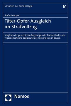 Täter-Opfer-Ausgleich im Strafvollzug (eBook, PDF) - Mayer, Stefanie