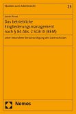 Das betriebliche Eingliederungsmanagement nach § 84 Abs. 2 SGB IX (BEM) (eBook, PDF)