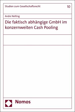 Cover Die faktisch abhängige GmbH im konzernweiten Cash Pooling (eBook, PDF)
