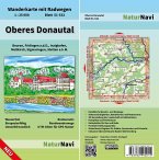 NaturNavi Wanderkarte mit Radwegen Oberes Donautal