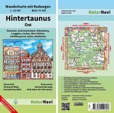 NaturNavi Wanderkarte mit Radwegen Hintertaunus Ost NaturNavi Wanderkarte mit Radwegen Hintertaunus Ost