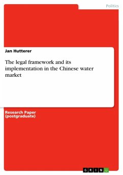 Cover The legal framework and its implementation in the Chinese water market (eBook, ePUB)