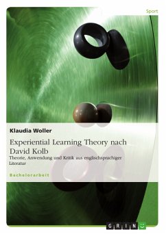 Experiential Learning Theory nach David Kolb (eBook, ePUB) - Woller, Klaudia