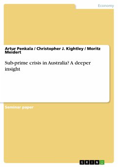 Sub-prime crisis in Australia? A deeper insight (eBook, ePUB)