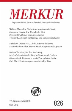 MERKUR Deutsche Zeitschrift für europäisches Denken - 2018-03