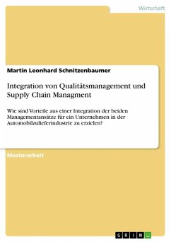 Integration von Qualitätsmanagement und Supply Chain Managment (eBook, ePUB) - Schnitzenbaumer, Martin Leonhard