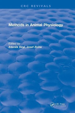 Methods In Animal Physiology - Deyl, Zdenek