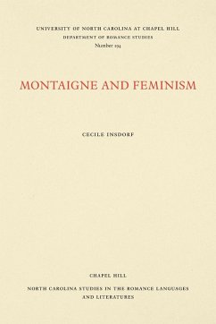Montaigne and Feminism - Insdorf, Cecile
