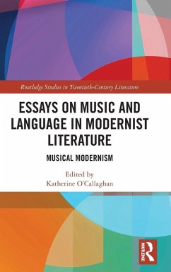 Cover Essays on Music and Language in Modernist Literature