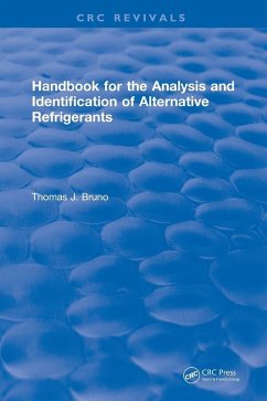 Cover Handbook for the Analysis and Identification of Alternative Refrigerants