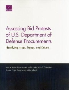 Assessing Bid Protests of U.S. Department of Defense Procurements - Arena, Mark V; Persons, Brian; Blickstein, Irv