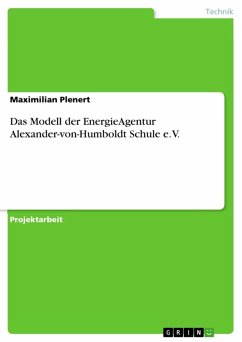 Das Modell der EnergieAgentur Alexander-von-Humboldt Schule e. V. (eBook, ePUB) - Plenert, Maximilian