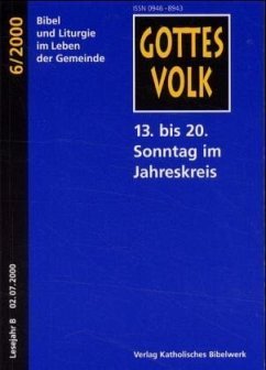 Cover 13. bis 20. Sonntag im Jahreskreis / Gottes Volk, Lesejahr B 2000, 8 Hefte u. Sonderbd. 6