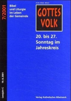 Cover 20. bis 27. Sonntag im Jahreskreis / Gottes Volk, Lesejahr C 2001, 8 Hefte u. Sonderbd. 7