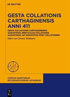 Cover Collatio Carthaginensis anni 411 (eBook, PDF)