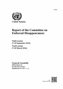 Report of the Committee on Enforced Disappearances