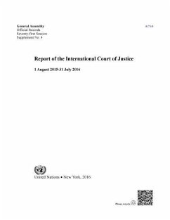 Report of the International Court of Justice: 1 August 2015 - 31 July 2016