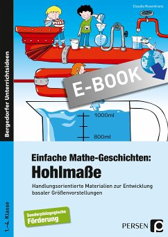 Einfache Mathe-Geschichten: Hohlmaße (eBook, PDF) - Rosenkranz, Claudia