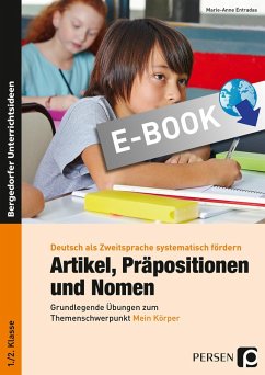 Artikel, Präpositionen & Nomen - Mein Körper 1/2 (eBook, PDF) - Weichert, Anna Elisabeth