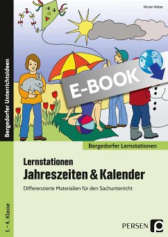 Lernstationen Jahreszeiten & Kalender (eBook, PDF) - Weber, Nicole