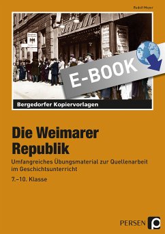 Die Weimarer Republik (eBook, PDF) - Meyer, Rudolf