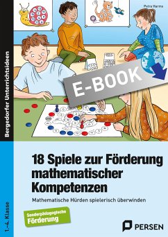 18 Spiele zur Förderung mathematischer Kompetenzen (eBook, PDF) - Harms, Petra