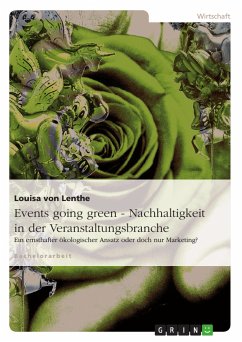 Events going green - Nachhaltigkeit in der Veranstaltungsbranche (eBook, PDF) - von Lenthe, Louisa