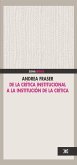 De la crítica institucional a la institución de la crítica (eBook, ePUB)