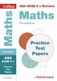 Collins GCSE 9-1 Revision - Aqa GCSE Maths Foundation Practice Test Papers