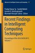 Recent Findings in Intelligent... - Bild 1