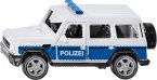 SIKU 2308 - Mercedes-AMG G65 Polizeiauto mit Anhängerkupplung, 1:50, Auswechselbare Reifen